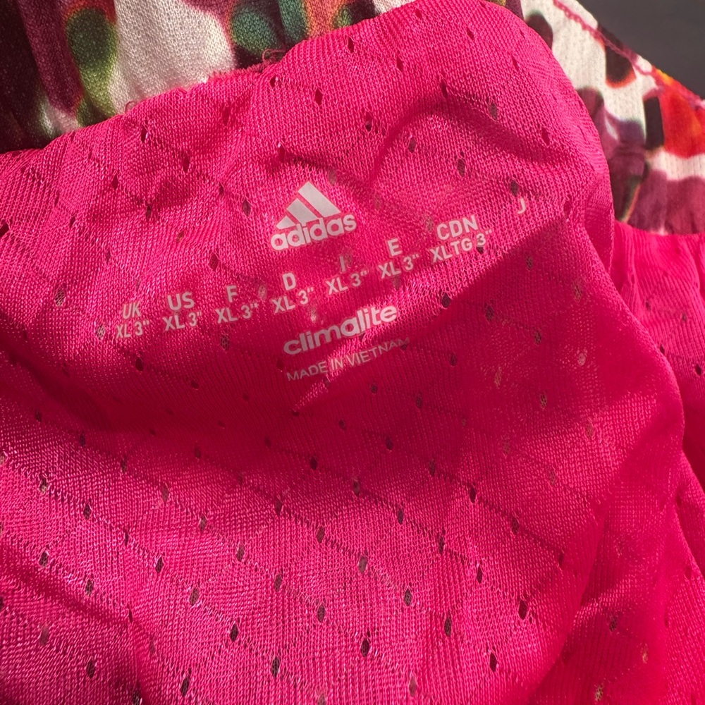 Adidas Pink Camo Athletic Shorts - Picture 3 of 6
